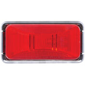Optronics Trailer Marker/Clearance Light With Chrome Base, Red